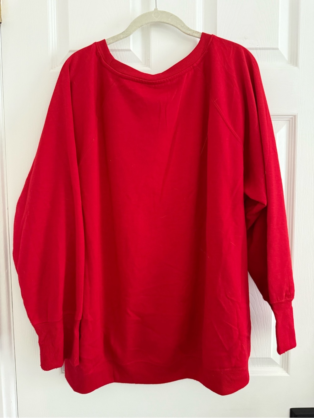 Philosophy Red "Merry" Holiday Sweatshirt Soft - 2X - Picture 3 of 11